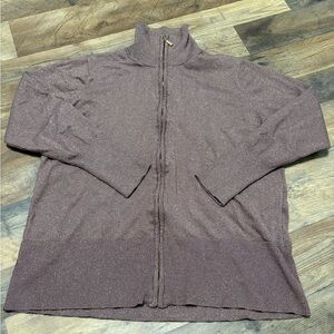 Questions Women’s Glimmer Sweater – Sparkly Metallic Knit Pullover